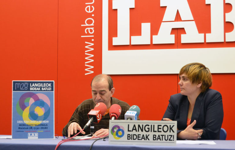 Fiskalitatea aberastasuna banatzeko benetako tresna izan dadin ere M28an denok Bilbora