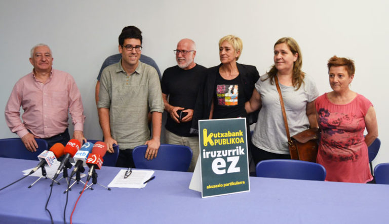 Kutxabankeko prozesu judizialean arduradun politikoak faltako dira