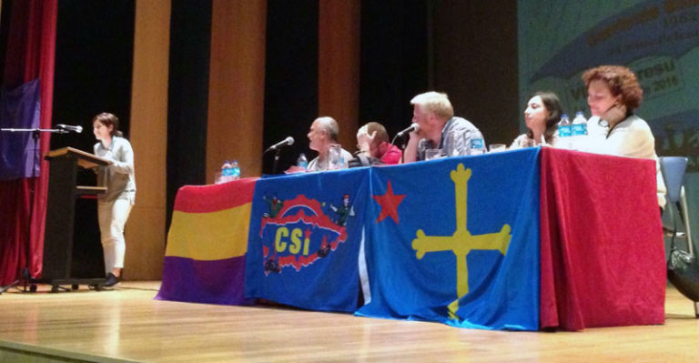 LAB Asturiaseko CSIaren VII. Biltzar Nagusian izan da