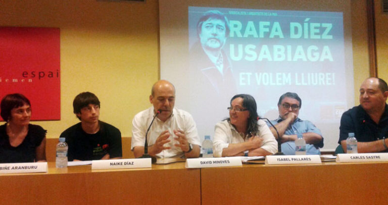 Catalunyatik elkartasuna helarazi diote Rafari