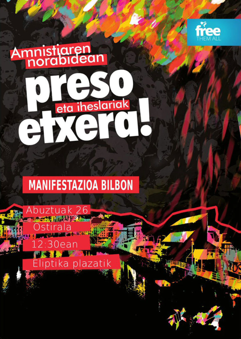 Amnistiaren norabidean, euskal preso eta iheslariak etxera