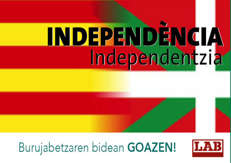 Catalunya eta Euskal Herria. Burujabetzaren bidean, GOAZEN!