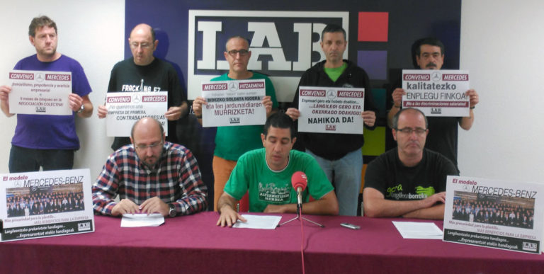 Mercedes eredua: prekarietate gehiago etekinak handitzeko