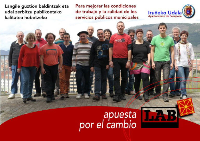 Iruñeko Udala: LAB nagusi + 1