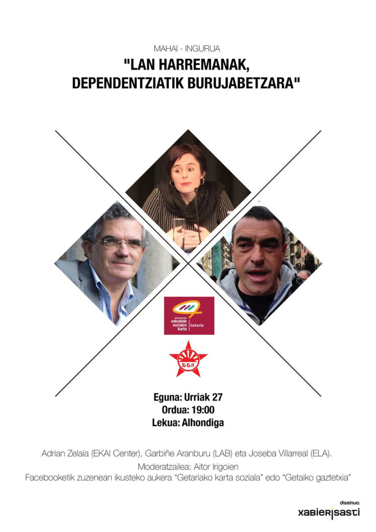 “Lan harremanak, dependentziatik burujabetzara” mahai-ingurua
