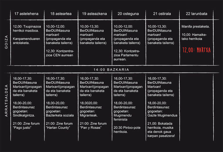 LAB sindikatuak BerDUINtasuna ekimenean parte hartzeko deia luzatzen du