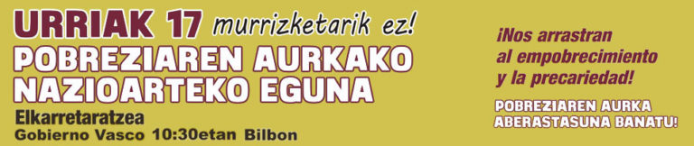 Urriak 17, Pobreziaren Kontrako Eguna