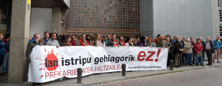 50 dira jadanik aurten Euskal Herrian lan-istripuz hildako langileak