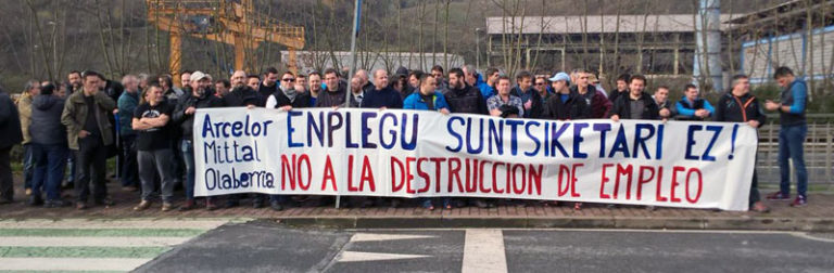 Arcelor Olaberrian greba arrakastasua egin dute