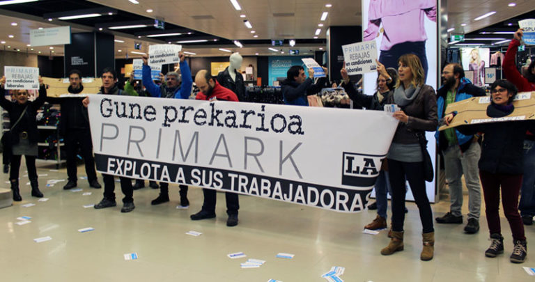 PRIMARKeko bi langile kaleratuak izan dira gaixotasun baja hartzeagatik