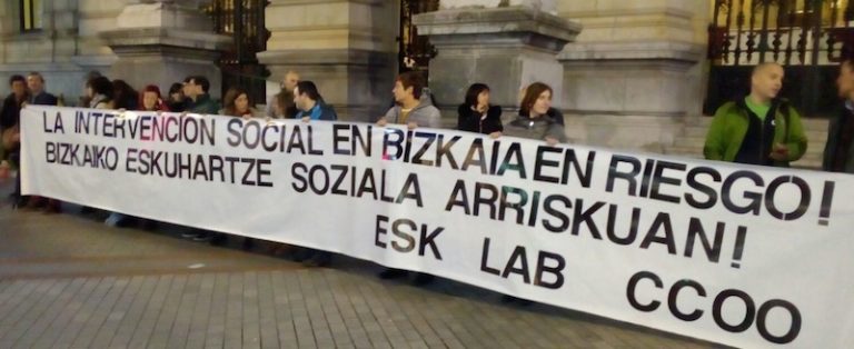 Hirugarren sektorea arriskuan dagoela ohartarazi dugu Bilbon