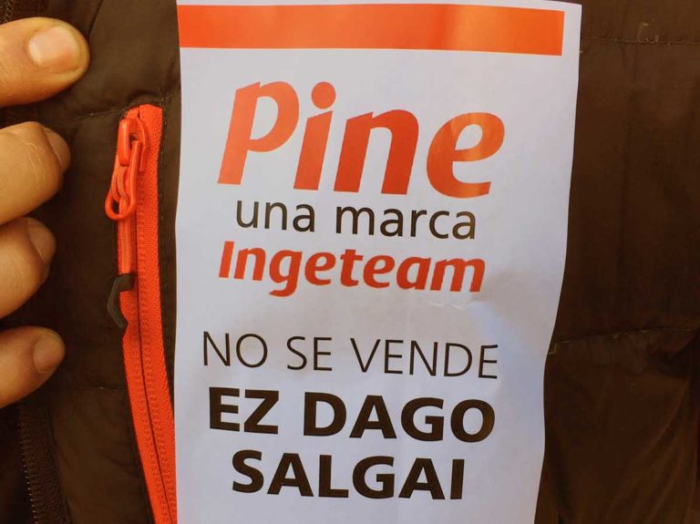 Pineko langileek mobilizazioei ekin diete enpresaren salmenta salatzeko