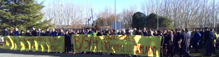 La plantilla de BSH en huelga indefinida en defensa de sus derechos