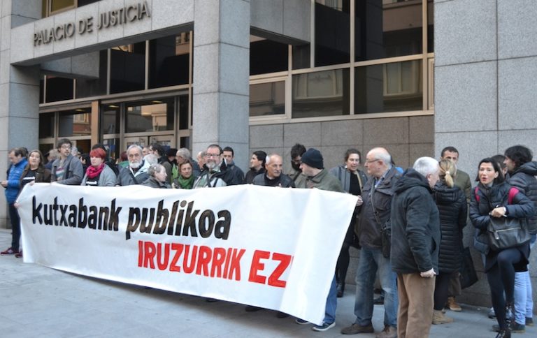 Condenadas las personas que cometieron el delito de apropiación indebida en Kutxabank