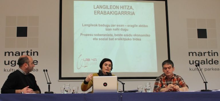 Garbiñe Aranburu: «Ezin da beste eredu sozio-ekonomiko bat eraiki burujabetzarik gabe»