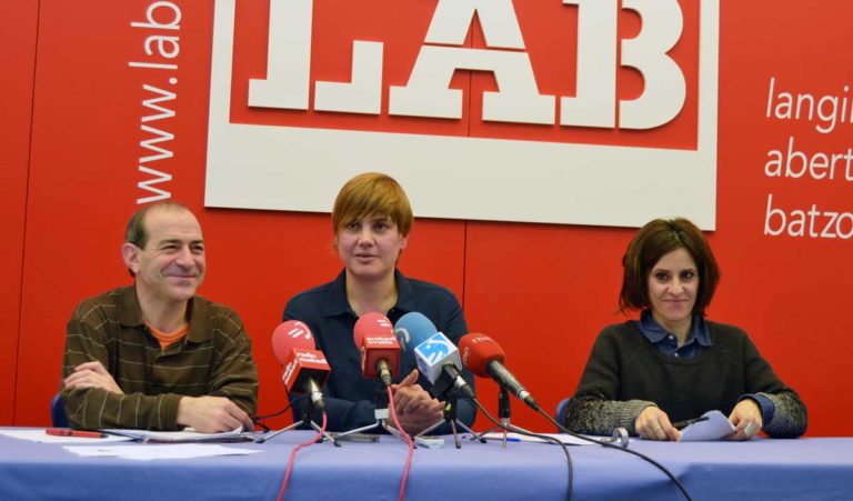 Ainhoa Etxaide: «exigimos al nuevo gobierno que ponga en marcha un plan general y una estrategia que permita luchar contra la precarieda y la pobreza»