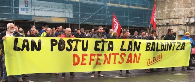 Hemos llevado la reivindicación «aquí trabajamos, aquí decidimos» a los puertos de Santurtzi y Pasaia
