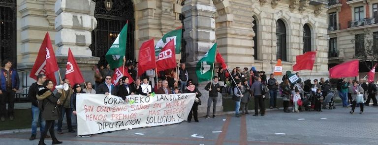 La plantilla de Gorabide dejará de hacer tareas voluntarias a partir del 1 de marzo como medida de protesta