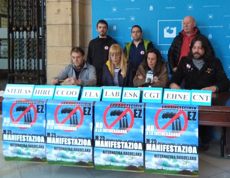 Llamamos a participar en la manifestación del sábado en contra de la incineradora