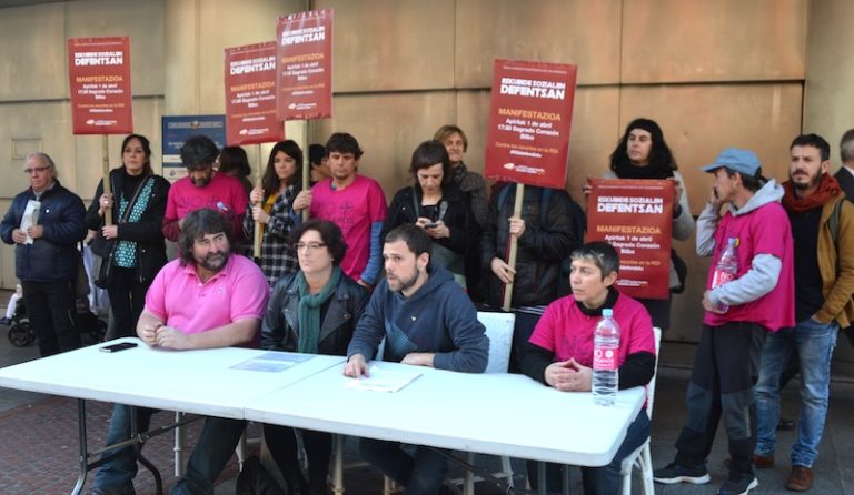 Cientos de organizaciones se han adherido a la manifestación en defensa de los derechos sociales