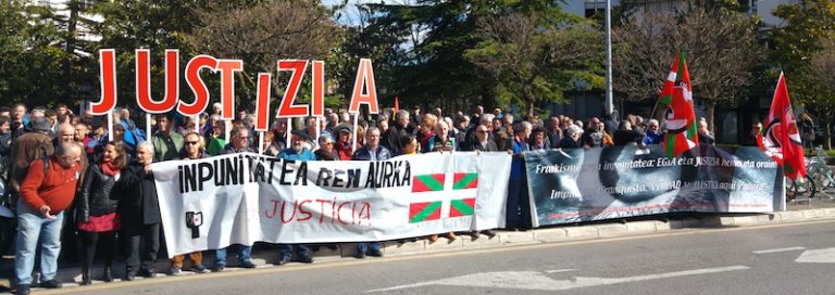 Madrilek oraindik frankistak babesten dituela salatu du Ainhoa Etxaidek