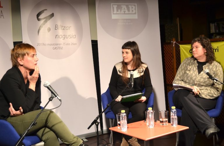 Ainhoa Etxaide: «Estatu bat nahi dugu, ahalik eta gaitasun gehien emango digun estatus politiko bat»