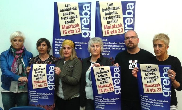 Maiatzaren 16 eta 23an greba eguna izango da EAEko unibertsitatez kanpoko hezkuntza publikoan