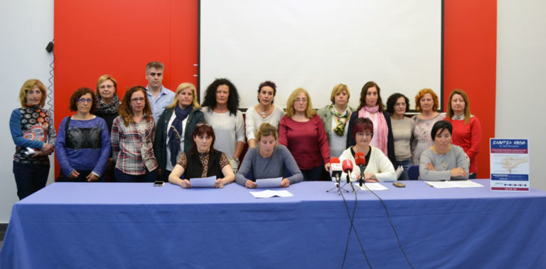 Kalitatezko etxez etxeko zerbitzuaren alde martxa bat burutuko dugu Santurtzitik Bilbora