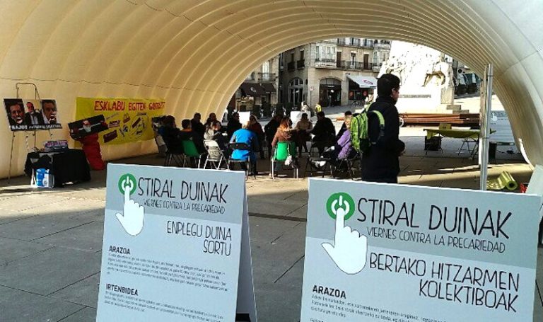 Prekarietatearen aurkako dinamika Larratxora iritsiko da ostiralean
