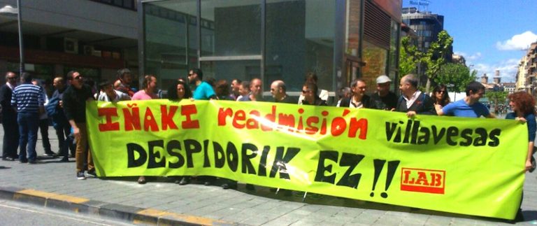 Iñaki berronartzeko exijitu diogu TCC enpresari