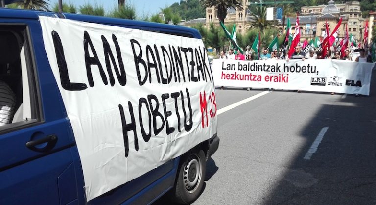 Oso jarraipen zabala izan du, berriro ere, unibertsitatez kanpoko hezkuntza publikoan deitutako grebak