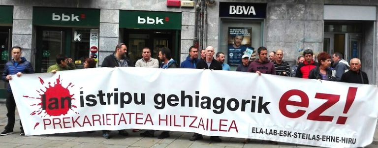 Prekarietateak hiltzen du, itsasoan ere