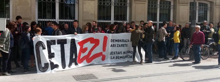 Euskal Herriko Eskubide Sozialen Kartak CETAri EZ!