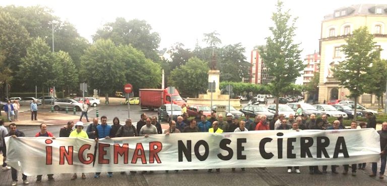 Ingemar enpresako langileek Lugora eraman dute euren ezinegona