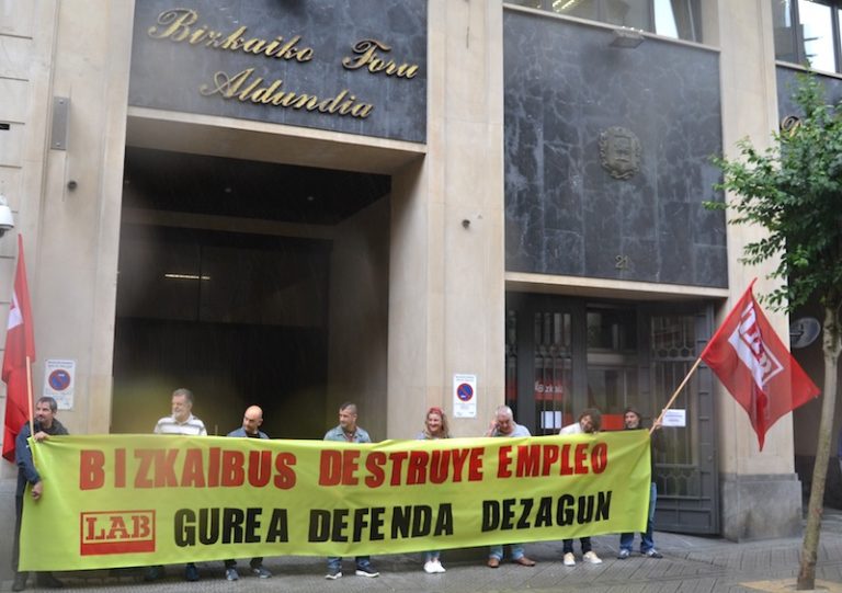 Bizkaibus, más de tres años de “falsa paz social”