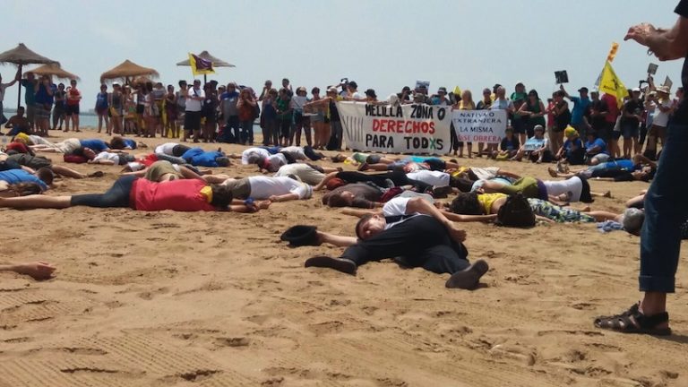 Migratzaileen borrokarekin egin dugu bat Euskal Herritik Melillara