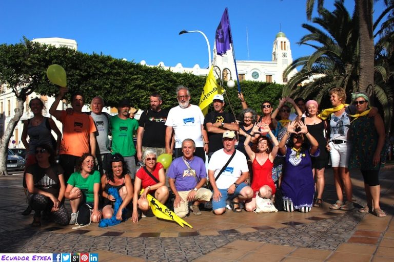 Esplotazio mota guztiak salatu ditugu sindikatuko kideok, Mugak Zabalduz karabanaren bitartez