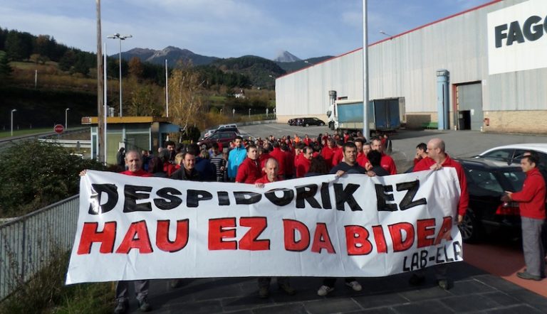 Una de las movilizaciones convocadas el pasado mes de diciembre.