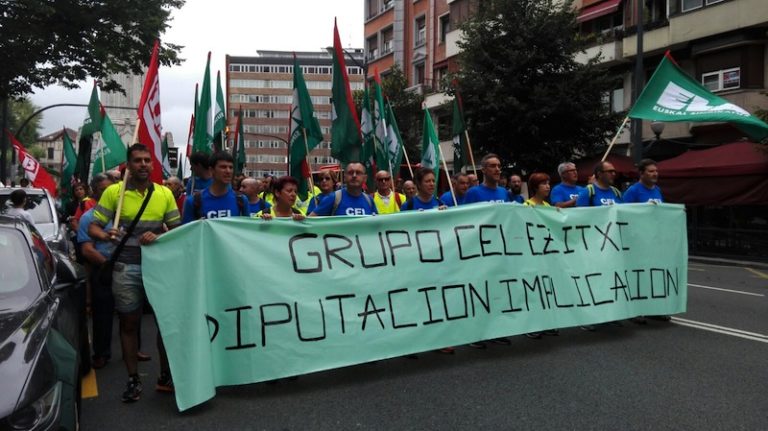 Llamamos a participar en la marcha del 17 de septiembre para reivindicar una solución para CEL y porque necesitamos que Enkarterri siga vivo