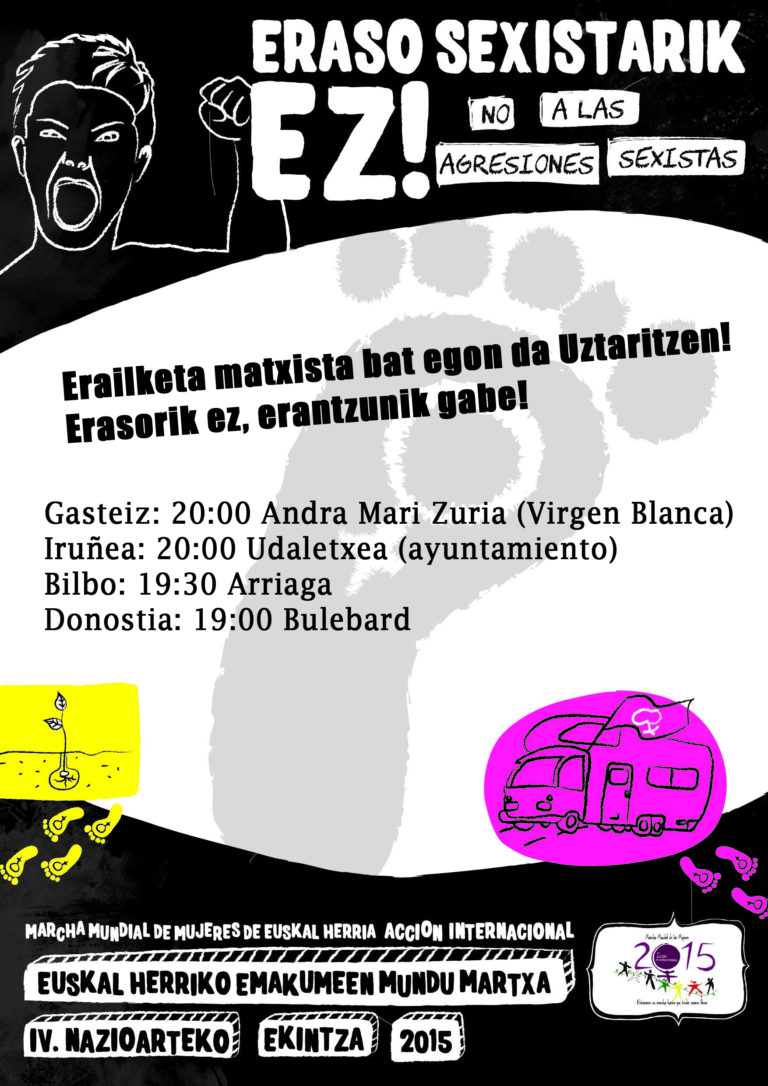 Uztaritzen izandako erailketa matxista salatuko dugu gaur