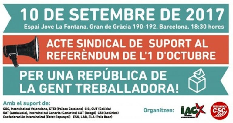 Katalunian deitutako mobilizazioetan izango gara igandean eta astelehenean