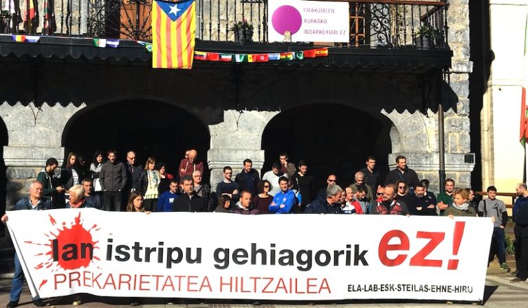 Lemoako langile autonomoaren heriotza salatu dugu