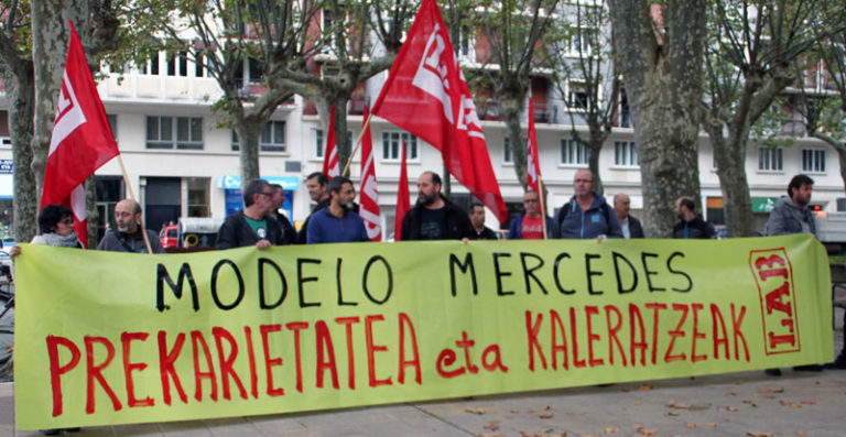 Nos oponemos al ERTE en Mercedes y reclamamos empleo digno