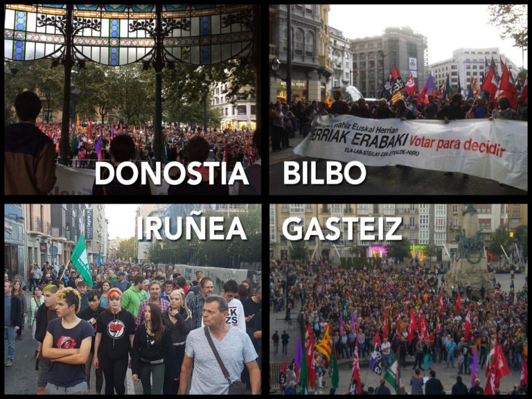 Euskal Herriko langileria #kataluniarekin dago