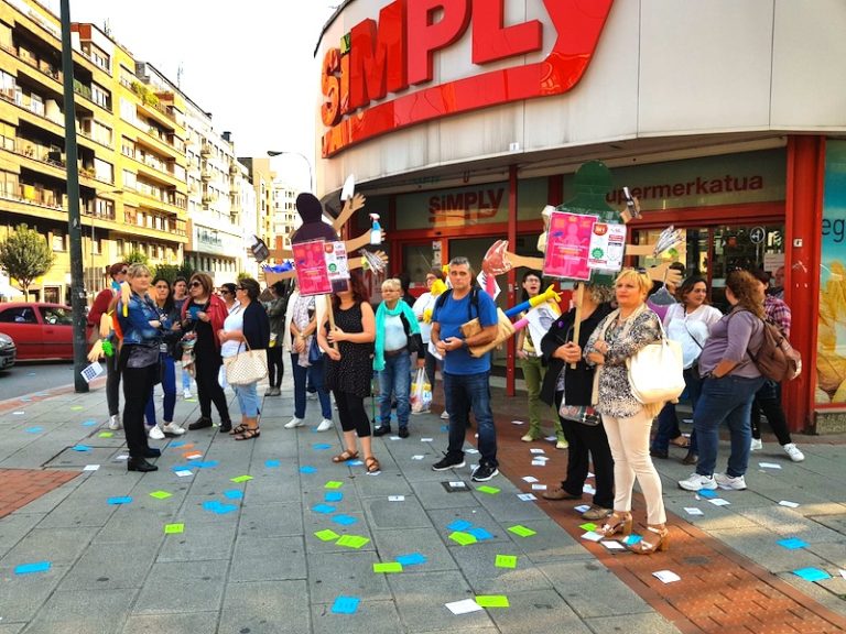Hemos denunciado la precariedad que sufren las y los trabajadores de Simply