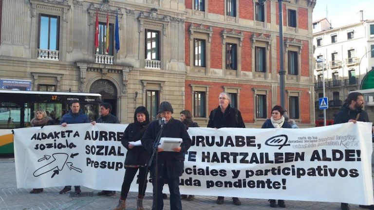 Nafarroako Gobernuaren politika ekonomikoak ez duela langileontzat aldaketa handirik ekarri adierazi dugu Iruñean