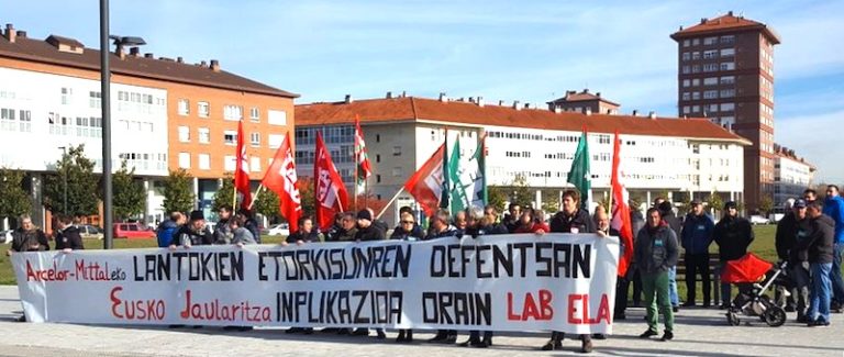 Exigimos al Gobierno Vasco y al Gobierno de Nafarroa que se impliquen ante la desindustrialización de Arcelor Mittal