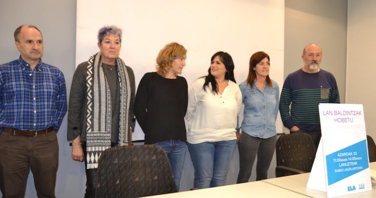 Realizaremos paros de tres horas, el 22 de noviembre, en la Administración General de la CAV