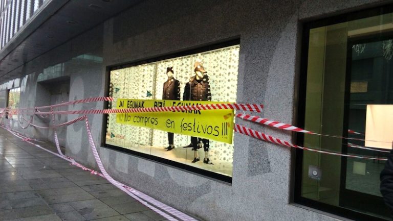 Igande eta jai egunetan 0 irekiera izatea berriz aldarrikatu dugu Nafarroan