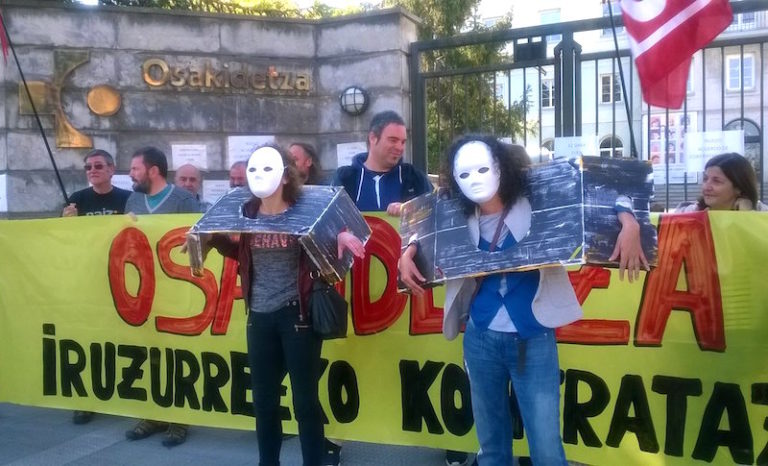 El nuevo contrato «estable y flexible» acaba con todos los derechos laborales en Osakidetza